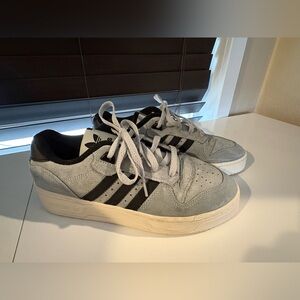 Adidas Rivalry Low J 'Wonder Silver Black' - mens size 6